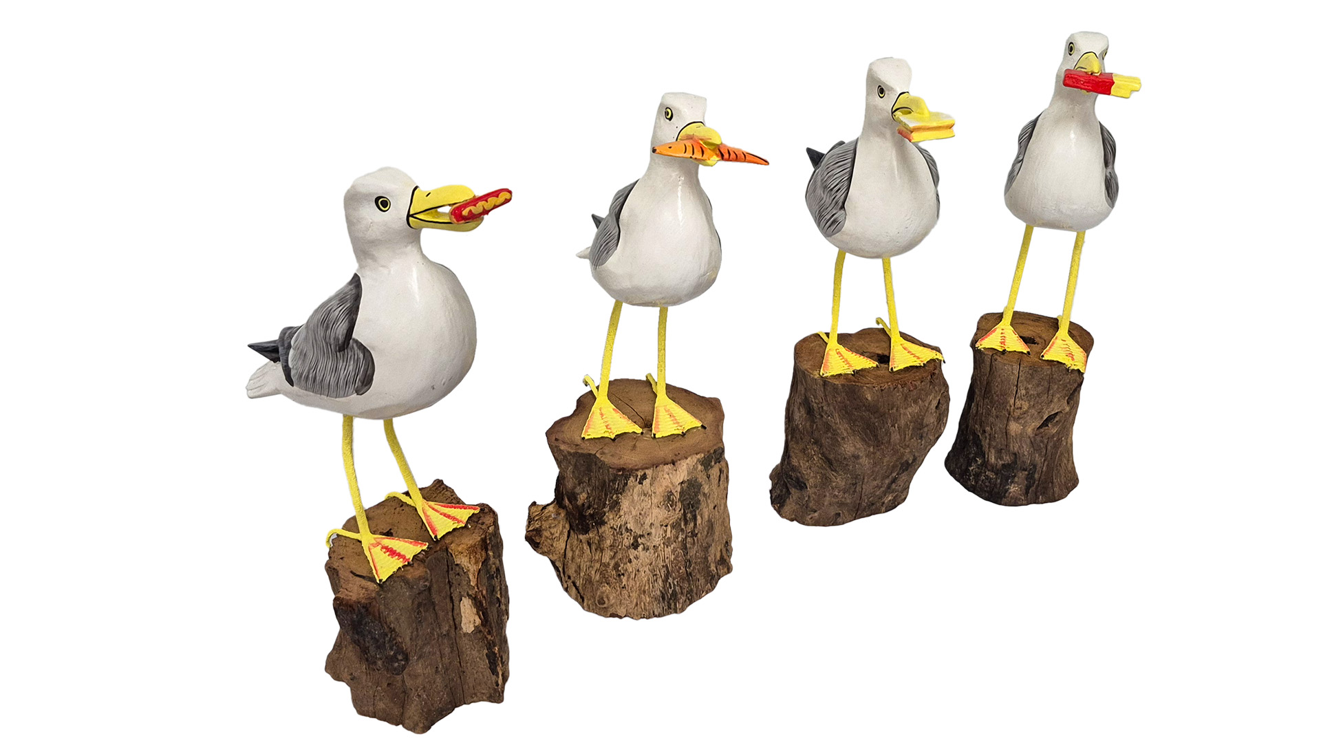 Möwe auf Wurzel 'Räuber' 25 cm VE 40 Stück (4x10 Stück pro Sorte) Möwe auf Wurzel 'Räuber' 25 cm VE 40 Stück (4x10 Stück pro Sorte)