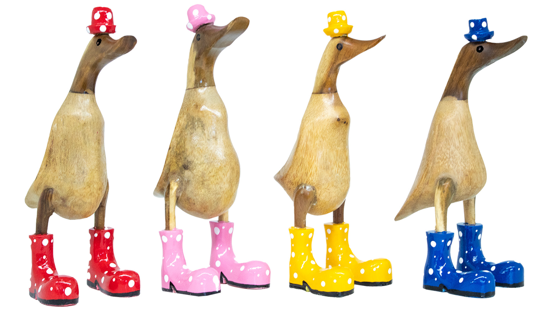 Ente mit Hut & Stiefel 25 cm je 10 Stück pro Sorte VE 40 Ente mit Hut & Stiefel 25 cm je 10 Stück pro Sorte VE 40
