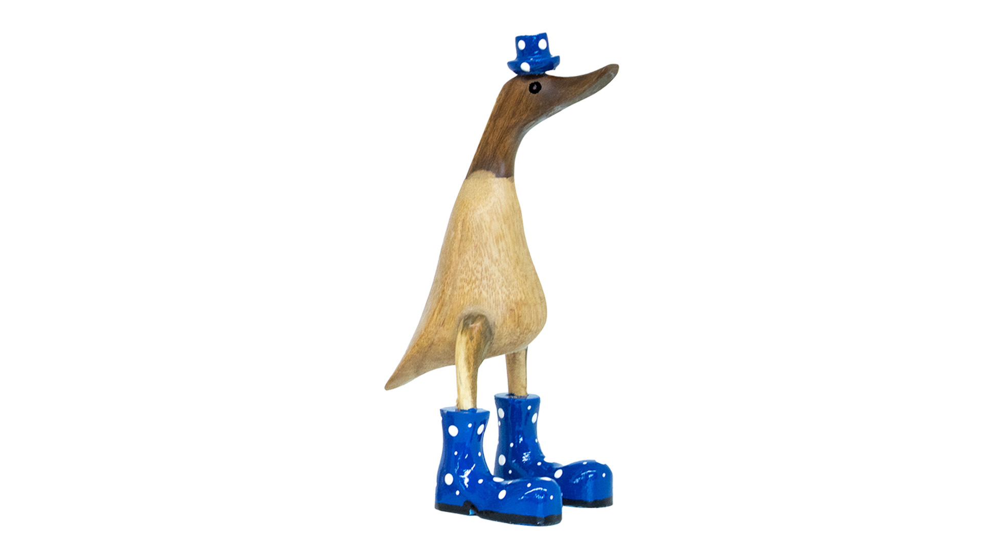 Ente mit Hut & Stiefel blau 40 cm VE 16 Stück Ente mit Hut & Stiefel blau 40 cm VE 16 Stück