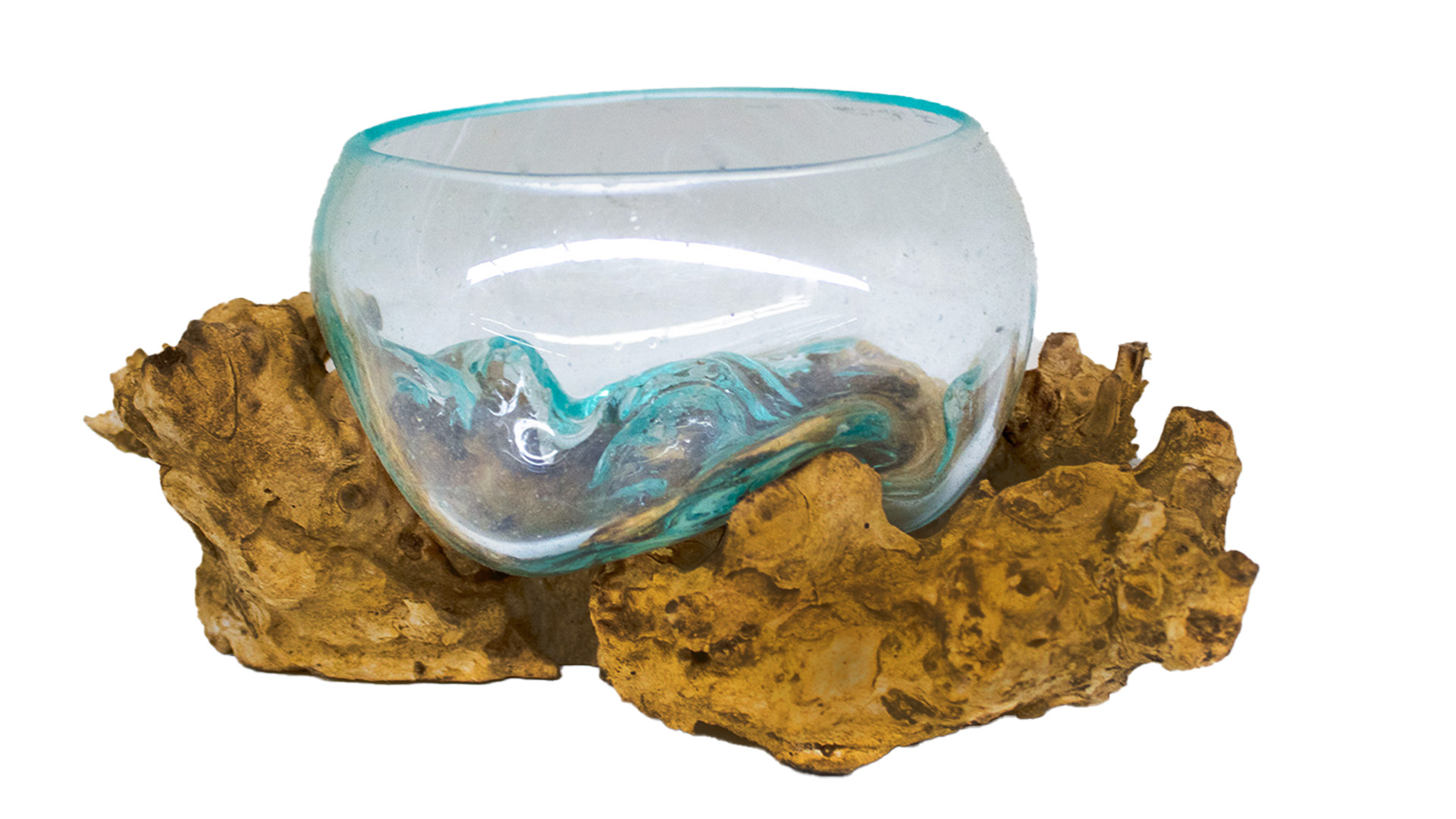 Glas auf Wurzel – Schale D. und Höhe 10-13 cm VE 12 Stück Glas auf Wurzel – Schale D. und Höhe 10-13 cm VE 12 Stück
