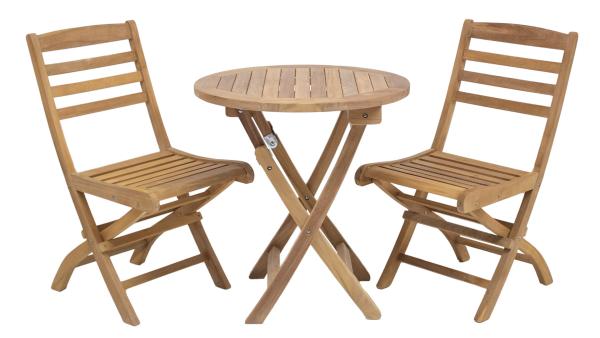 3er Set Teak Balkon , klappbar 3er Set Teak Balkon , klappbar
