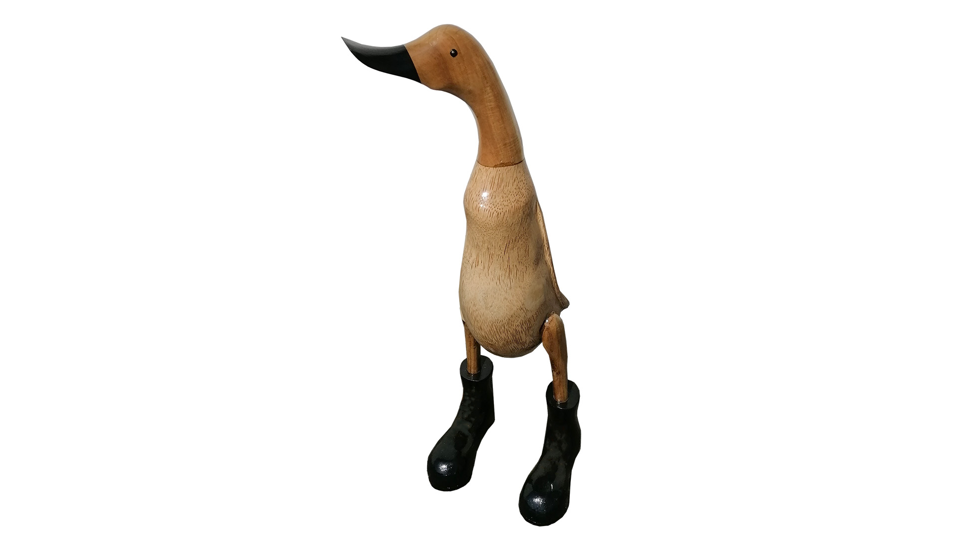 Ente mit Stiefel natur/schwarz 53 cm VE 8 Stück Ente mit Stiefel natur/schwarz 53 cm VE 8 Stück