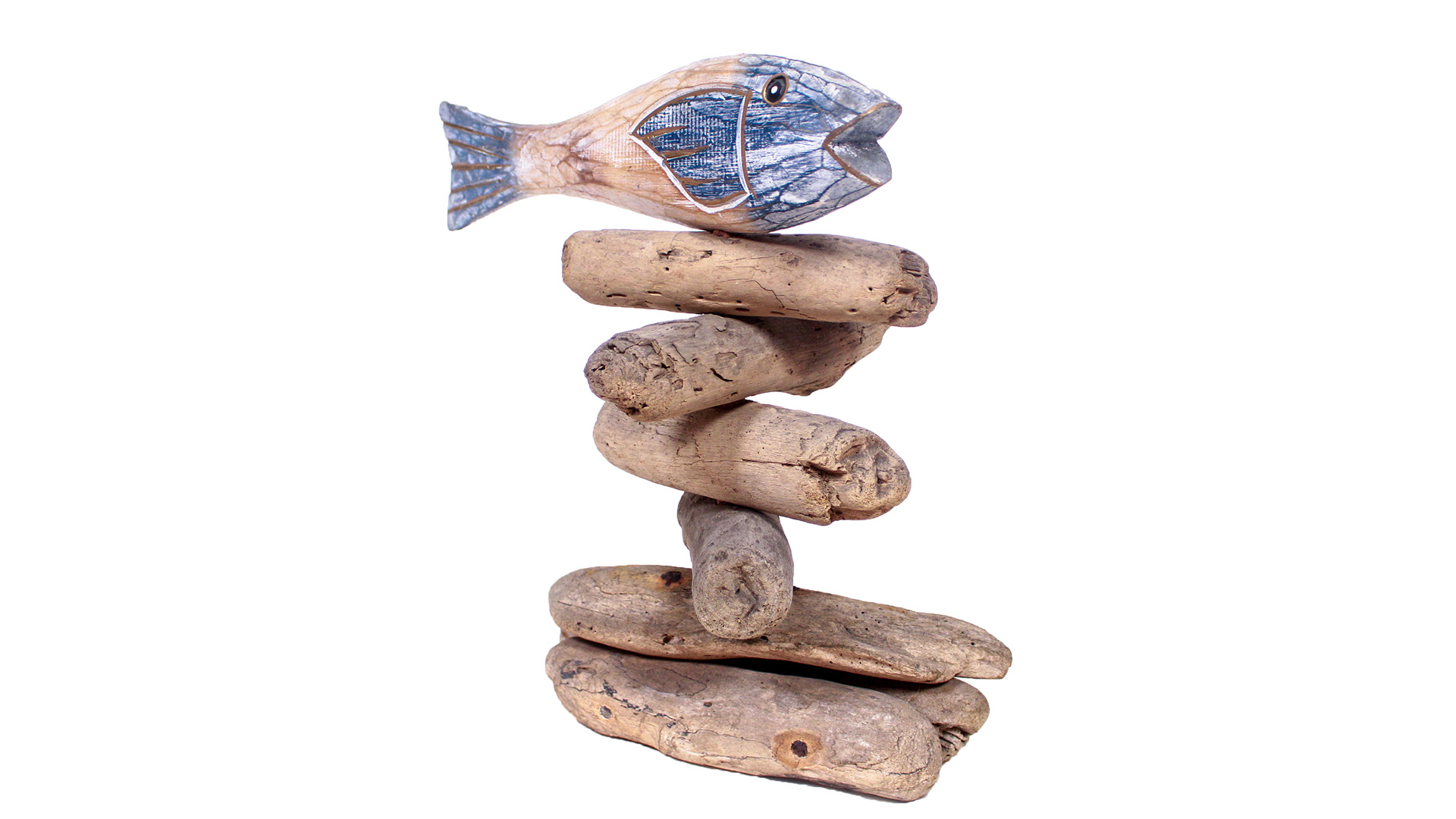 Fisch auf Treibholz Höhe 32 cm VE 17 Stück Fisch auf Treibholz Höhe 32 cm VE 17 Stück