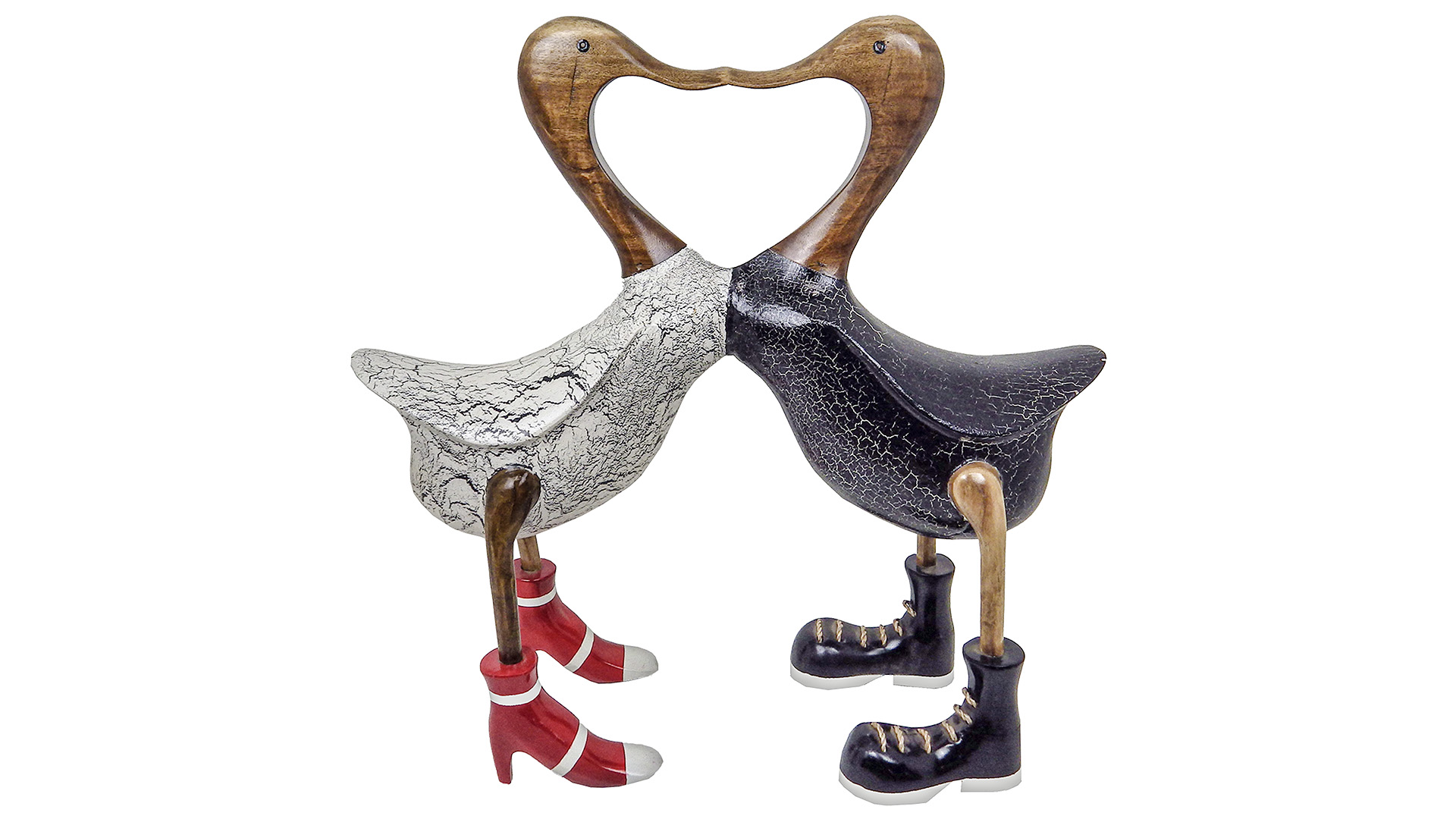 Doppelente Love aus Bambus 29 cm VE 12 Stück Doppelente Love aus Bambus 29 cm VE 12 Stück